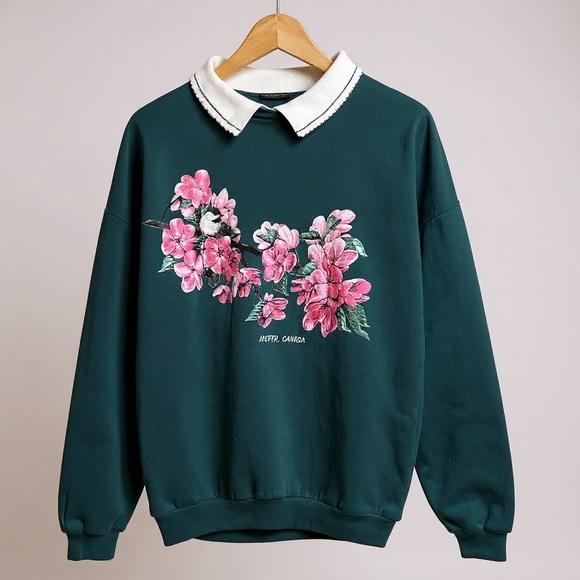 Vintage Sweaters - Vintage Bird Collar Sweater Jasper